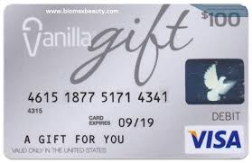 Buy Vanilla Gift Card